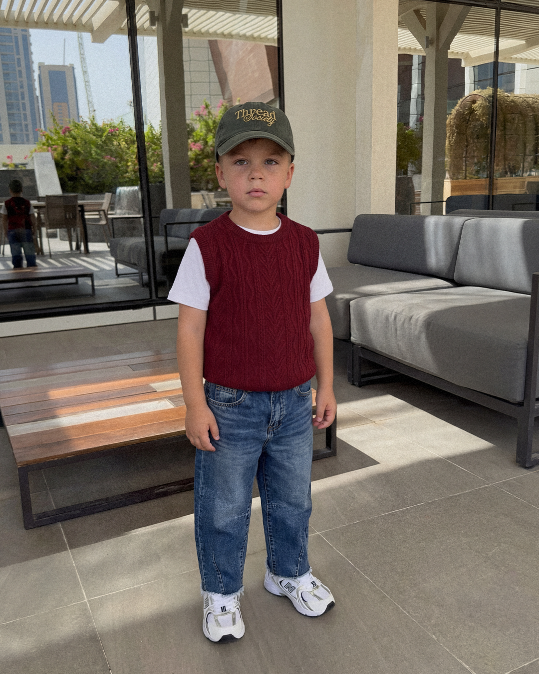 Heritage ( Knitted vest + Barrel pants )