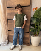 Heritage+ ( Knitted vest + Barrel pants )