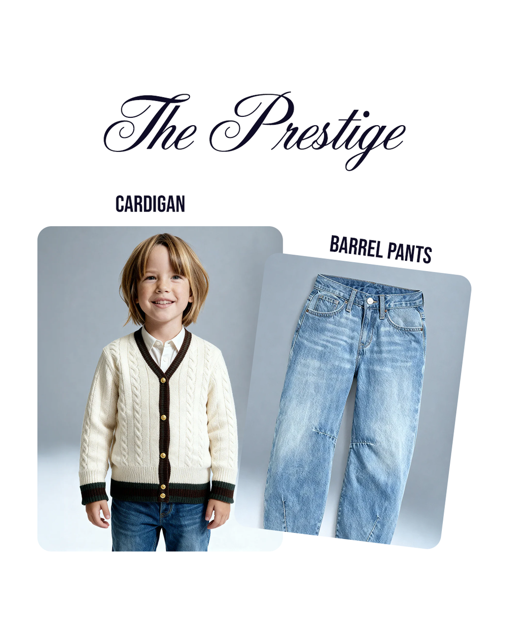 The Prestige ( Cardigan + Barrel pants )