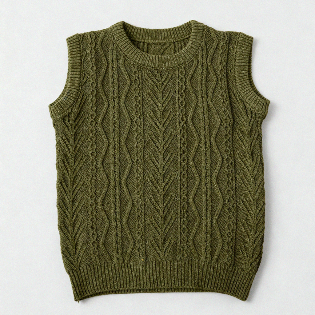 Knitted vest