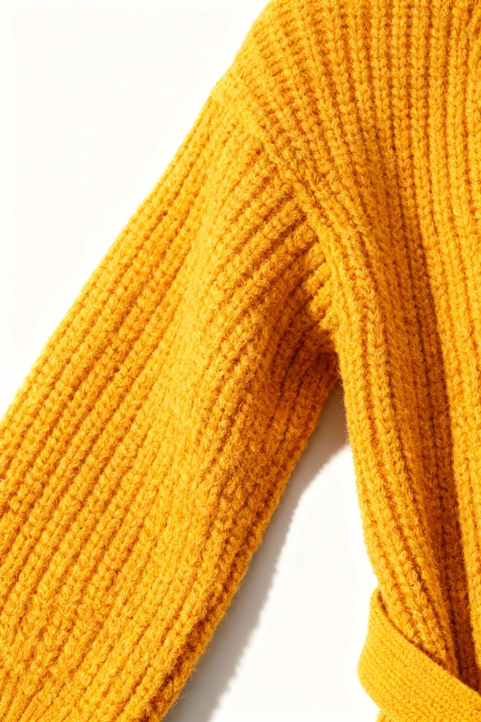 Knitted long cardigan