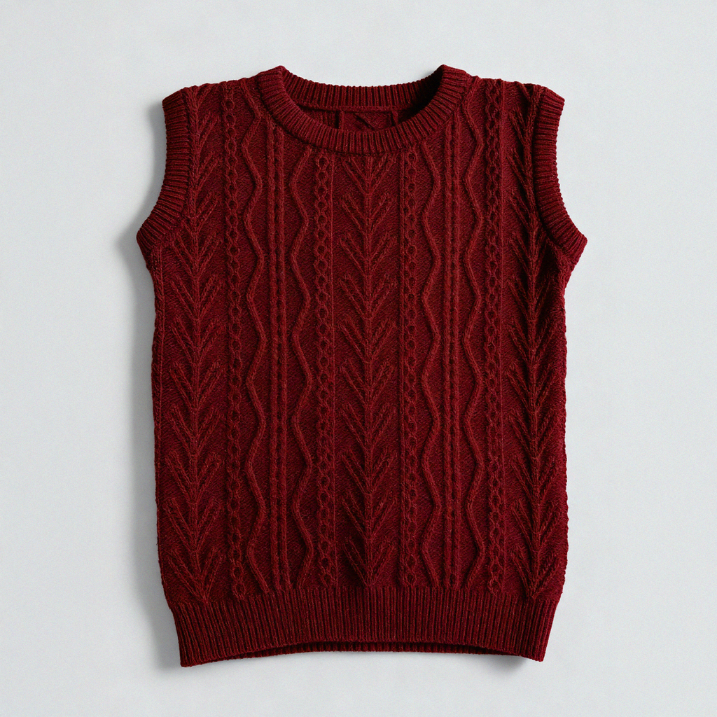 Knitted vest