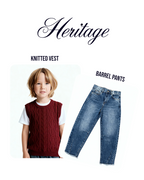 Heritage ( Knitted vest + Barrel pants )