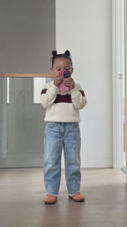 Cool ( Polo sweater + Barrel pants )