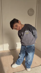 The Little Icon (Camp Sweatshirt + Barrel Pants)