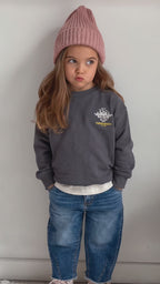 The Little Icon (Camp Sweatshirt + Barrel Pants)